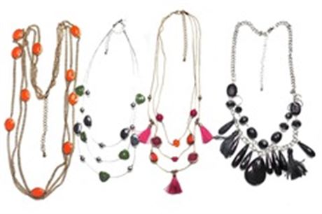 50 pcs-- Department Store Necklaces-- $1.99 pcs All Colored Neck