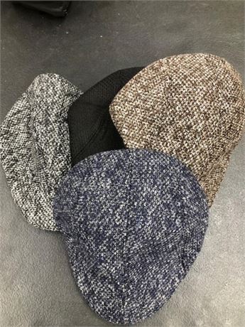Lot of 36 Men's Tweed Winter Caps highly fashionable