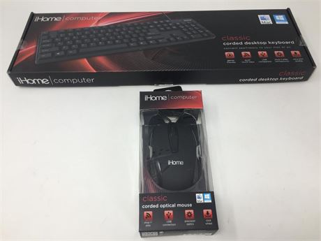 6 complete sets of ihome computer keyboard & mouse