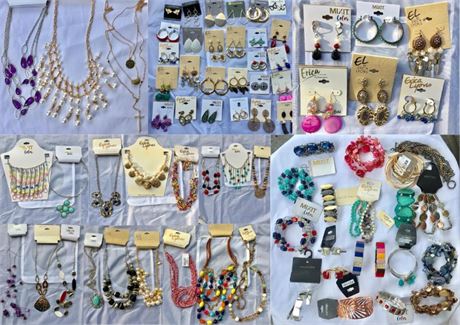 50 pcs High End Name Brand & Designer Jewelry retails to $36.00 each