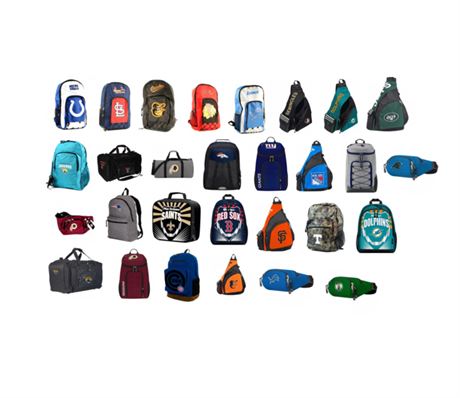 Authentic/Licensed Assorted Authentic Sports Teams Bags