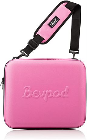 Pink BevPod Ultra Slim Cooler – Leak-Proof (Reusable Ice Sheet Included)