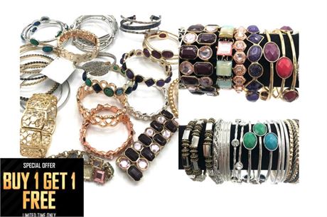 30 Boutique Bracelets Great Mix & Variety