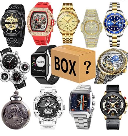 5Pcs Premium Blind Box Watches / Mystery Box