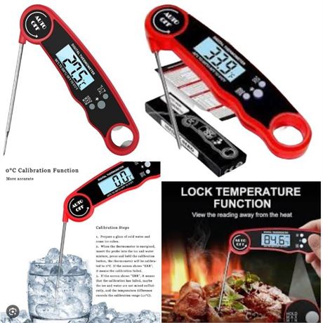 36x INSTANT READ DIGITAL MEAT THERMOMETER - INSTANT READ - COLORS MAY VARY