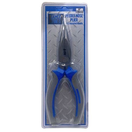 48x CAMCO TOOLS - 6" NEEDLE NOSE PLIERS - INSULATED HANDLES